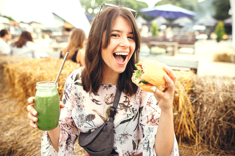 Don't go home hungry. Stop at a local downtown restaurant for food and beverage.